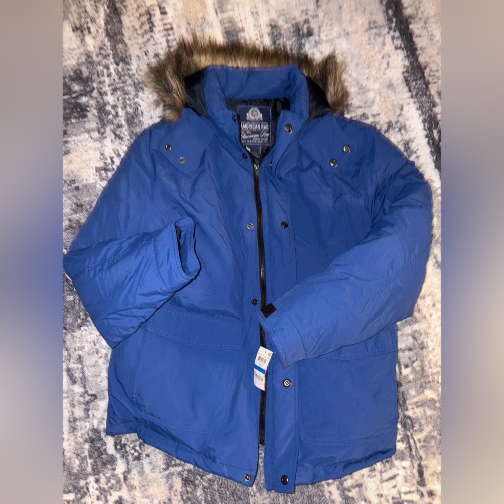 New mens xl  American rag hooded puffer
